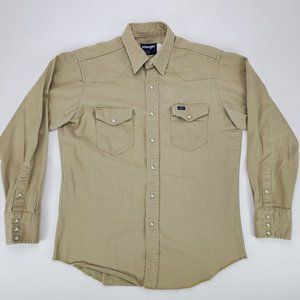 Vintage Wrangler Denim X-Long Tails Pearl Snap